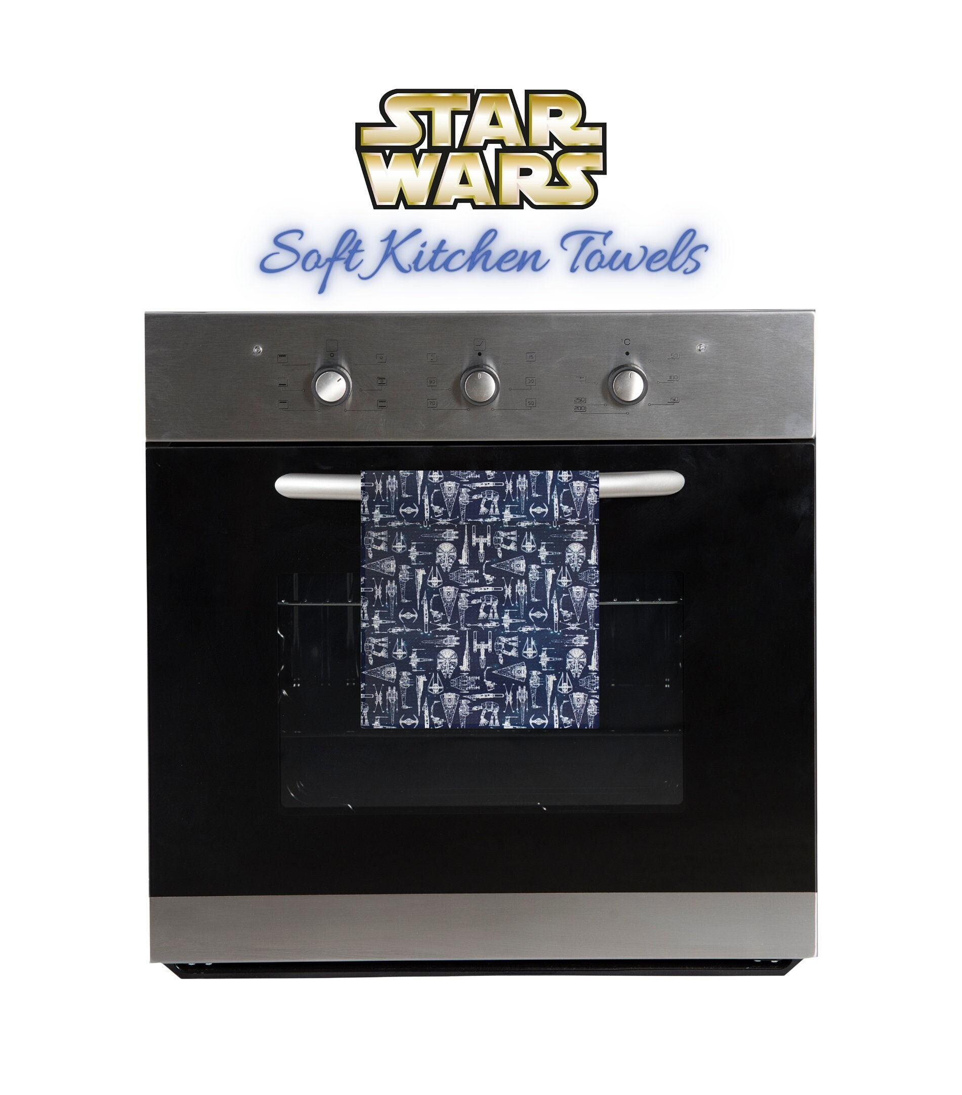 Star Wars Ships Blueprints Soft Tea Towel Kitchen Towel Star 