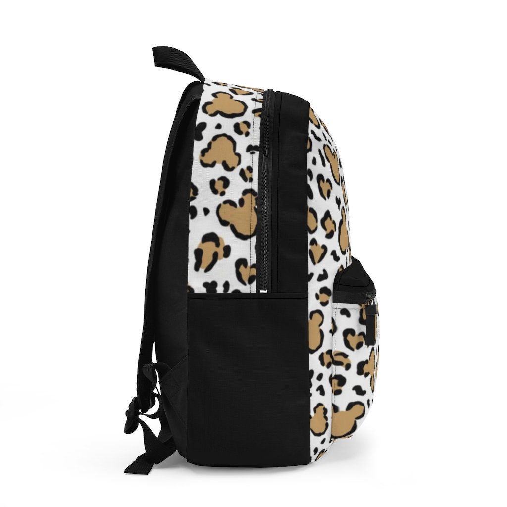 Disney Leopard Mickey & Minnie Backpack, Theme Park Backpack  display picture 1