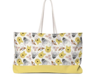 Disney Pooh and Friends Weekender Bag, Disney Vacation Bag, Winnie the Pooh Bag, Eeyore Bag, Piglet Bag, Tigger Bag, Disney Cruise Bag