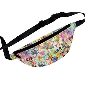 Riñonera de personajes de Disney, bolso de Mickey Mouse, riñonera Disney, bolso de Mickey, bolso Disney, riñonera de Minnie, riñonera de Mickey, regalo de Disney imagen 3