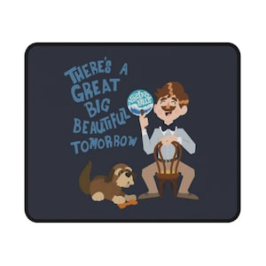 Disney Carousel of Progress Non-Slip Mouse Pad, Disney Desk Pad, Carousel of Progress Office, Disney Home Décor, Tomorrow Land Disney World