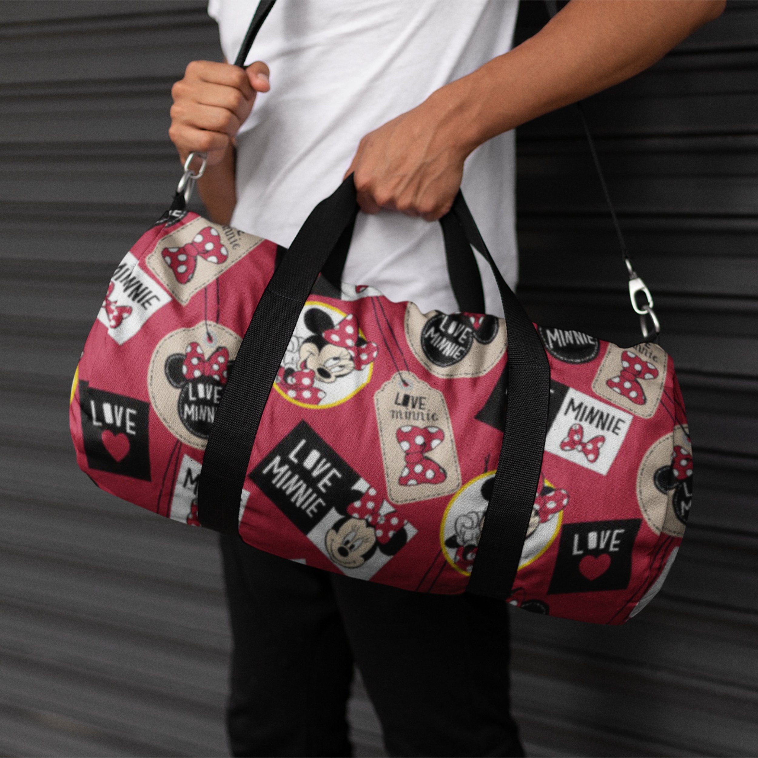 Discover Disney Love Minnie Duffel Bag, Minnie Mouse Bag