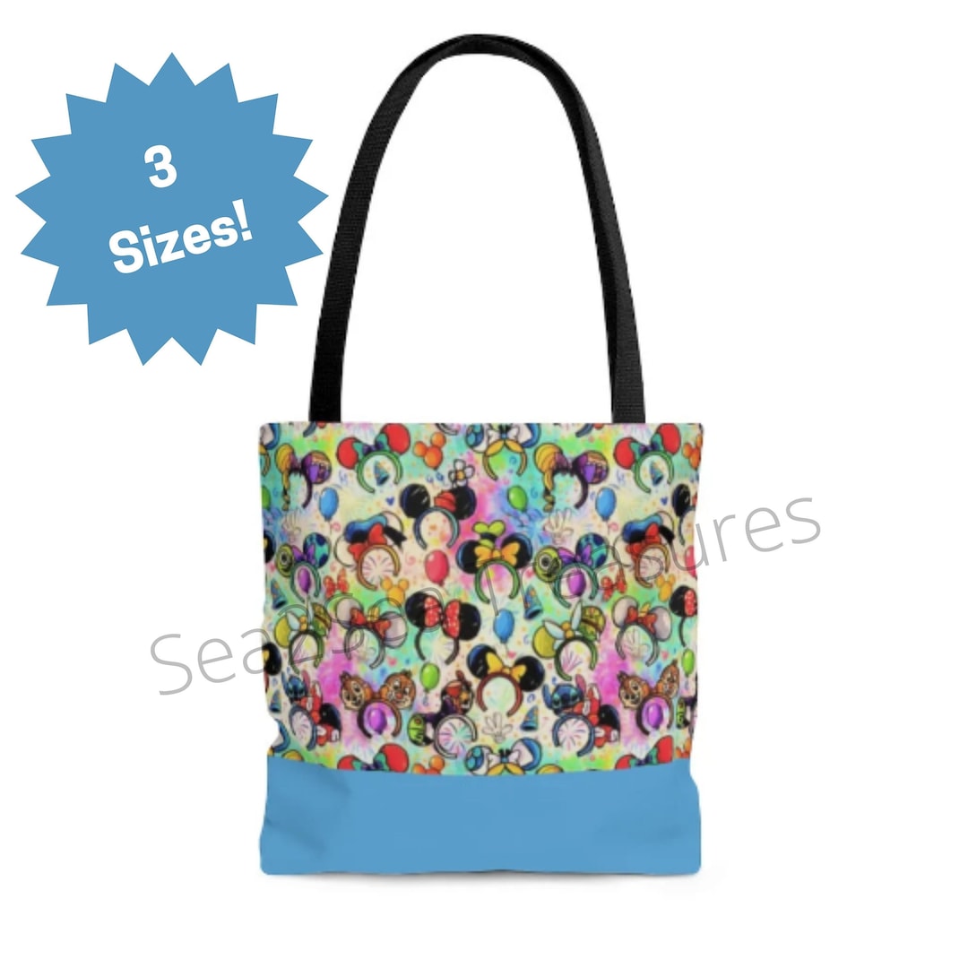 Disney Mickey Ears Tote Bag, Disney Bag, Disney Weekend Bag, Disney ...