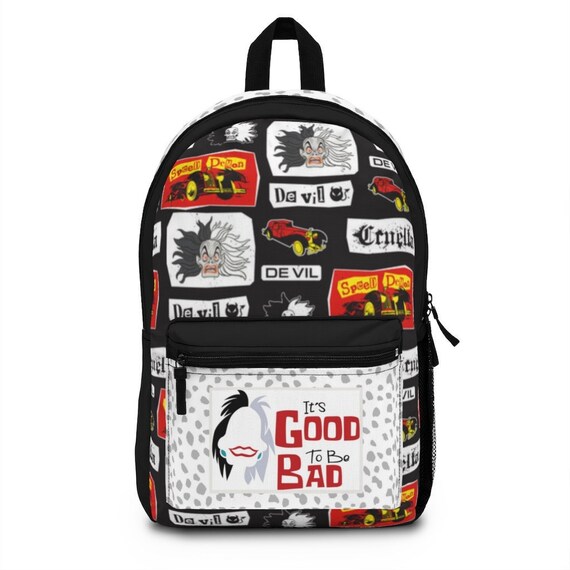 Disney Cruella De Vil Backpack, Disney Backpack, 101 