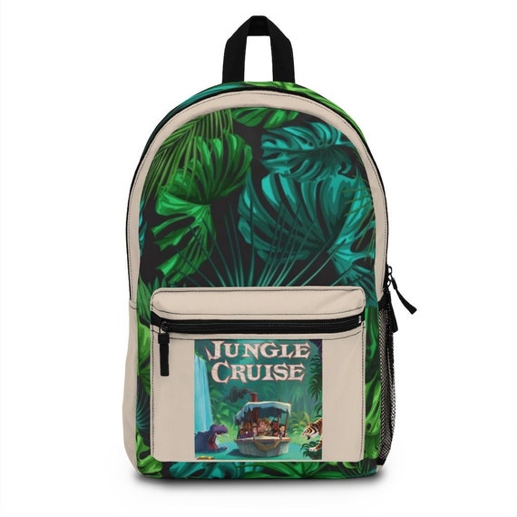 Disney Jungle Cruise Backpack Theme Park Backpack Jungle Cruise Bag Disney Backpack Disney Gift School Bag World Famous Jungle Cruise Etsy Ireland