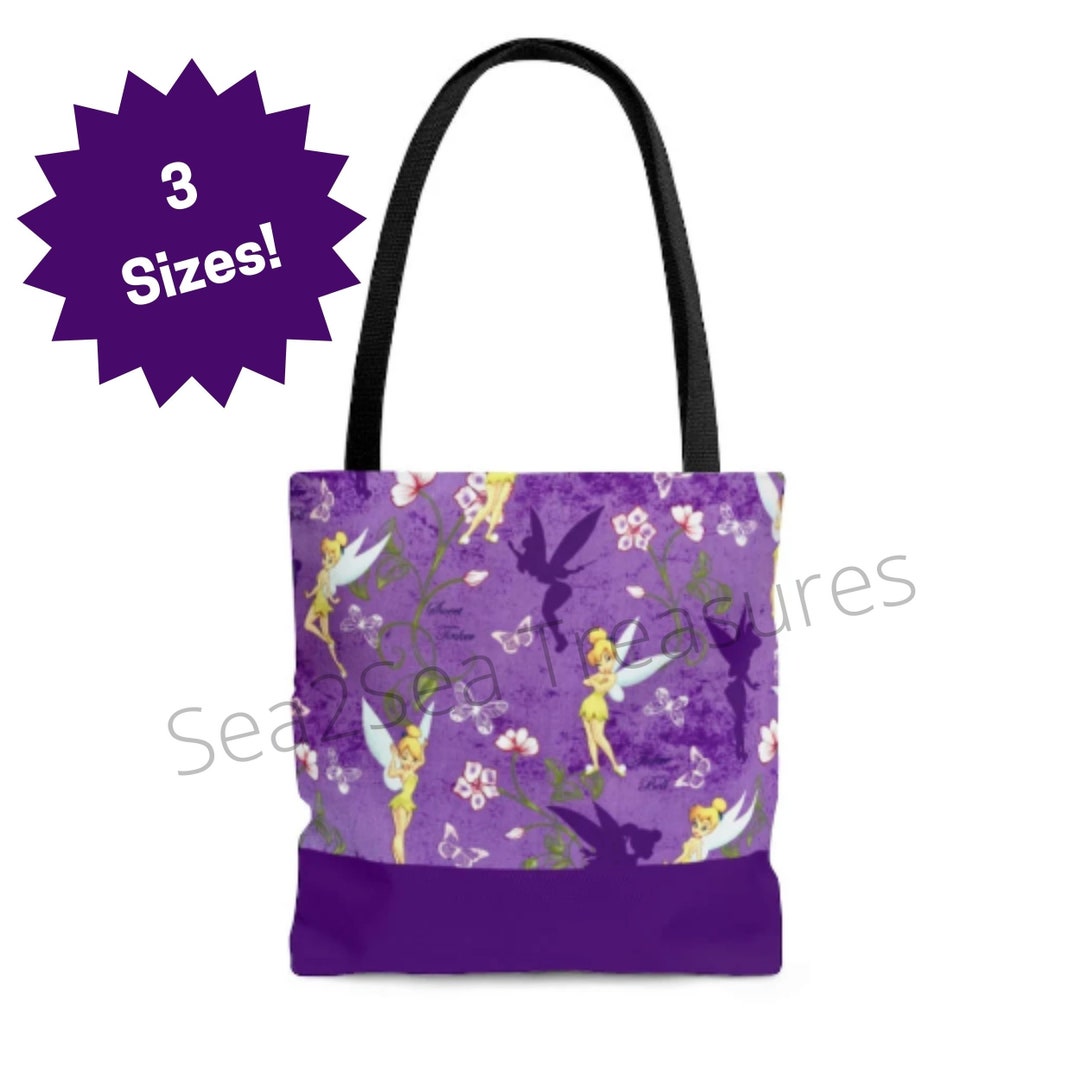 Tinkerbell Tote Bag, Disney Bag, Disney Weekend Bag, Disney Vacation