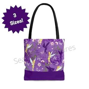 Tinkerbell Tote Bag, Disney Bag, Disney Weekend Bag, Disney Vacation Bag, Tinkerbell Bag, Fairy Bag, Tinkerbell Tote, Tinkerbell Gift