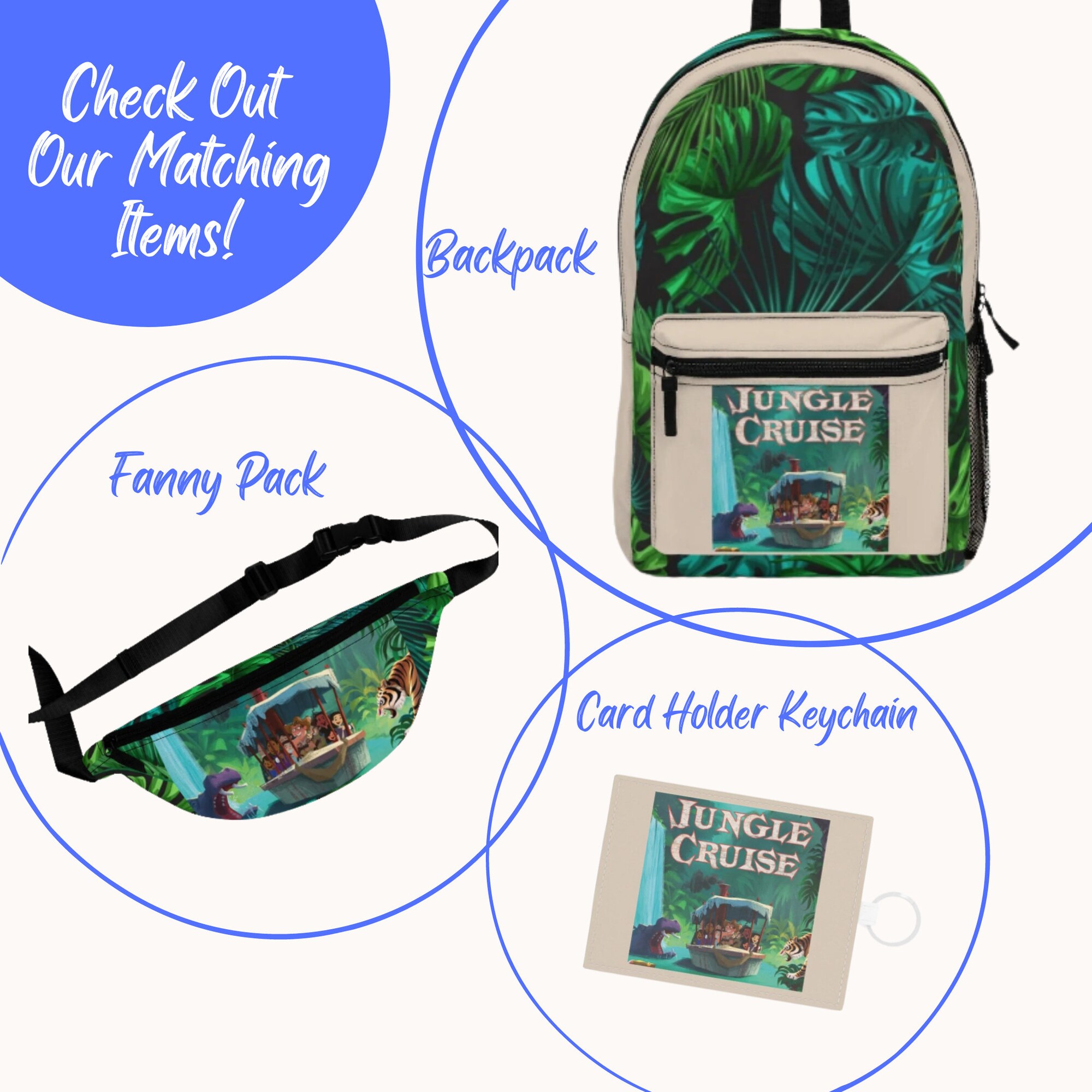 Disney Jungle Cruise Backpack, Theme Park Backpack