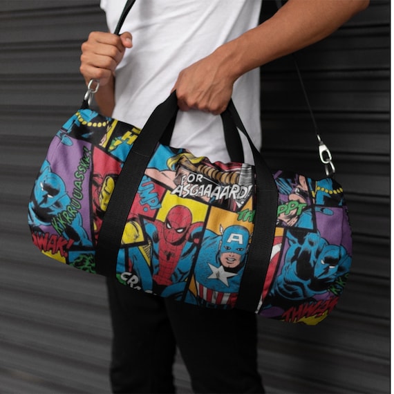 Superhero duffle sale bag