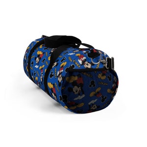 Bolsa de lona azul de Mickey Mouse de Disney, bolsa de lona de Disney, bolsa de Mickey de Disney, bolsa de Disneyland, bolsa de gimnasio de Disney, bolsa de Mickey Mouse, vacaciones de Disney imagen 5