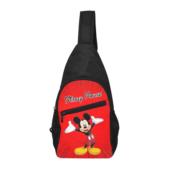 VINTAGE Y2K Disney World EPCOT 2000 Sling Bag Travel Vacation Mickey Mouse Zip s-l400.jpg main image 3