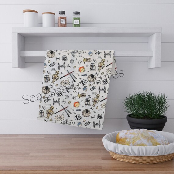 Star Wars Cartoons Kitchen Towel Yoda Towel Star Wars Kitchen