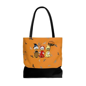 Mickey's Not So Scary Halloween Tote Bag, Disney Bag, Trick or Treat Bag, Mickey Mouse Bag, Bag, Disney Tote, Goofy Bag, Donald Duck Bag image 3