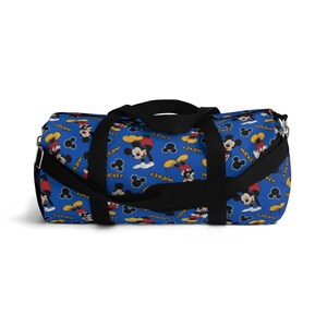Bolsa de lona azul de Mickey Mouse de Disney, bolsa de lona de Disney, bolsa de Mickey de Disney, bolsa de Disneyland, bolsa de gimnasio de Disney, bolsa de Mickey Mouse, vacaciones de Disney imagen 6