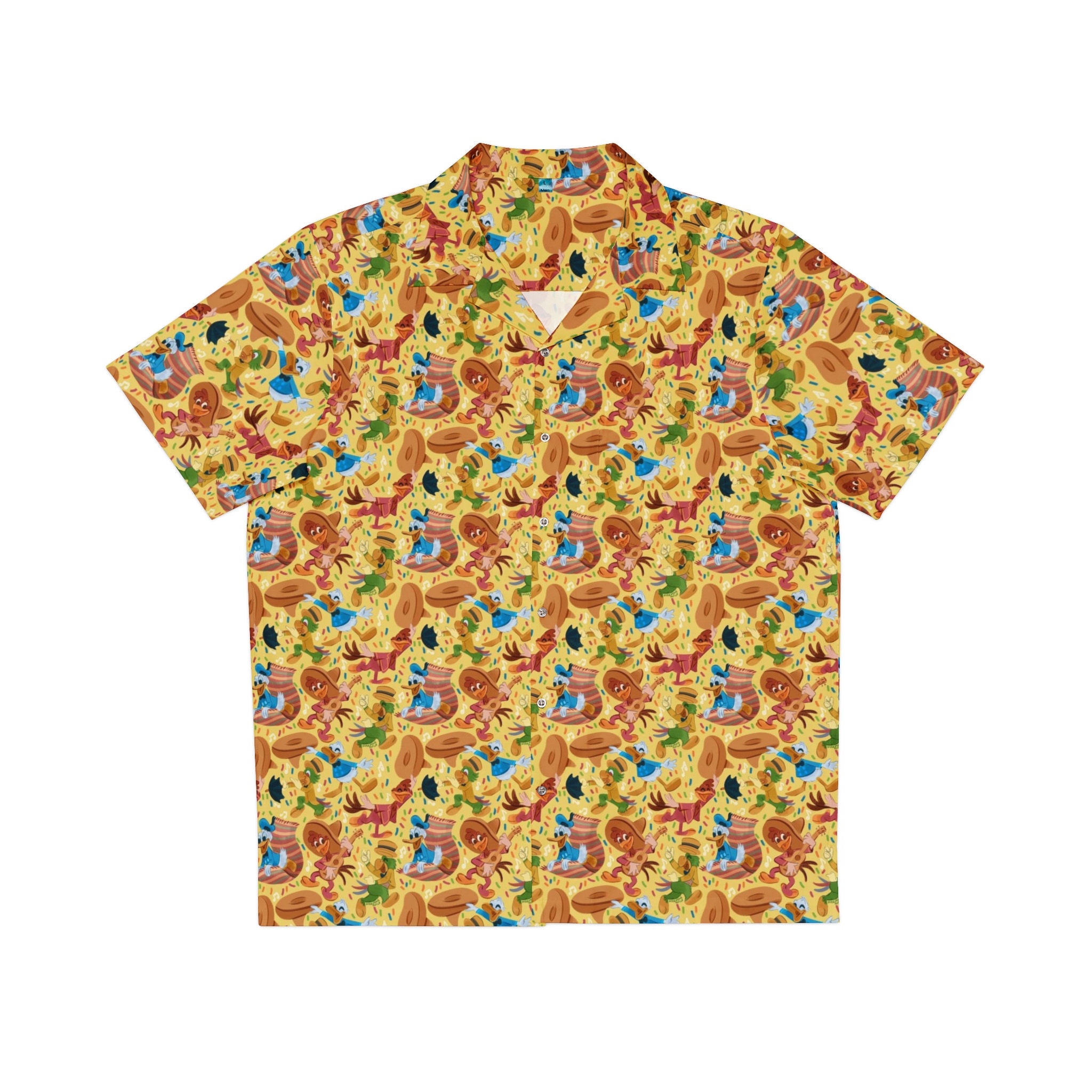 S5X Disney Three Caballeros, Men's Button Down Shirt, Disney Cruise
