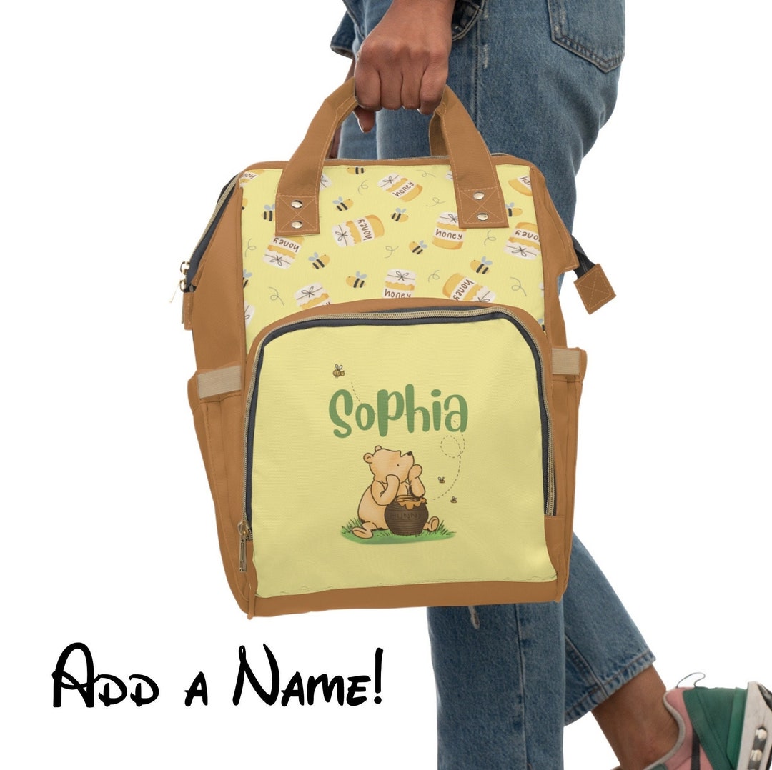 Disney Winnie the Pooh Diaper Backpack Disney Diaper Bag Disney Vacation Bag Toddler Diaper Bag Large Diaper Backpack Pooh Backpack Etsy