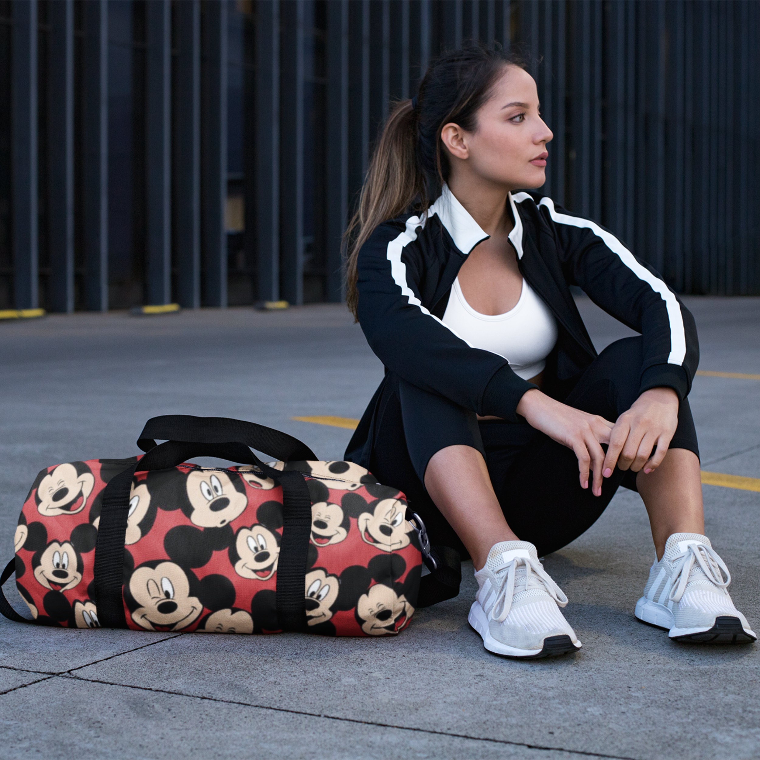 Discover Disney Mickey Mouse Red Duffel Bag, Disney Duffel Bag