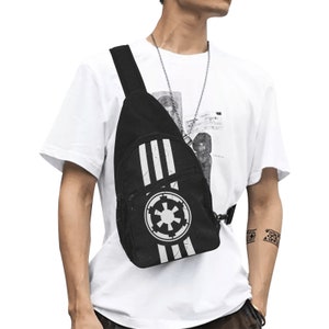 Star Wars Empire Logo Chest Bag, Star Wars Sling Bag, Empire Backpack, Star Wars Gift, Dark Side Sling Bag, Theme Park Bag, Galaxy&#39;s Edge