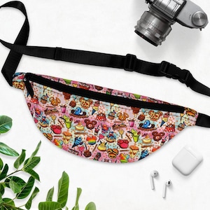 Disney Rainbow Snacks Fanny Pack, Disney Fanny Pack, Rainbow Bag, Disneyland Bag, Disney Bag, Rainbow Fanny Pack, Disney Vacation Bum Bag