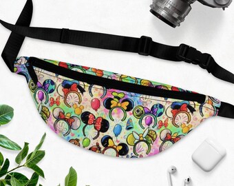 Disney Mickey Ears Fanny Pack, Disney Bag, Disney Fanny Pack, Disney Gift, Minnie Ears, Disney World Ears, Theme Park Ears, Mickey Mouse