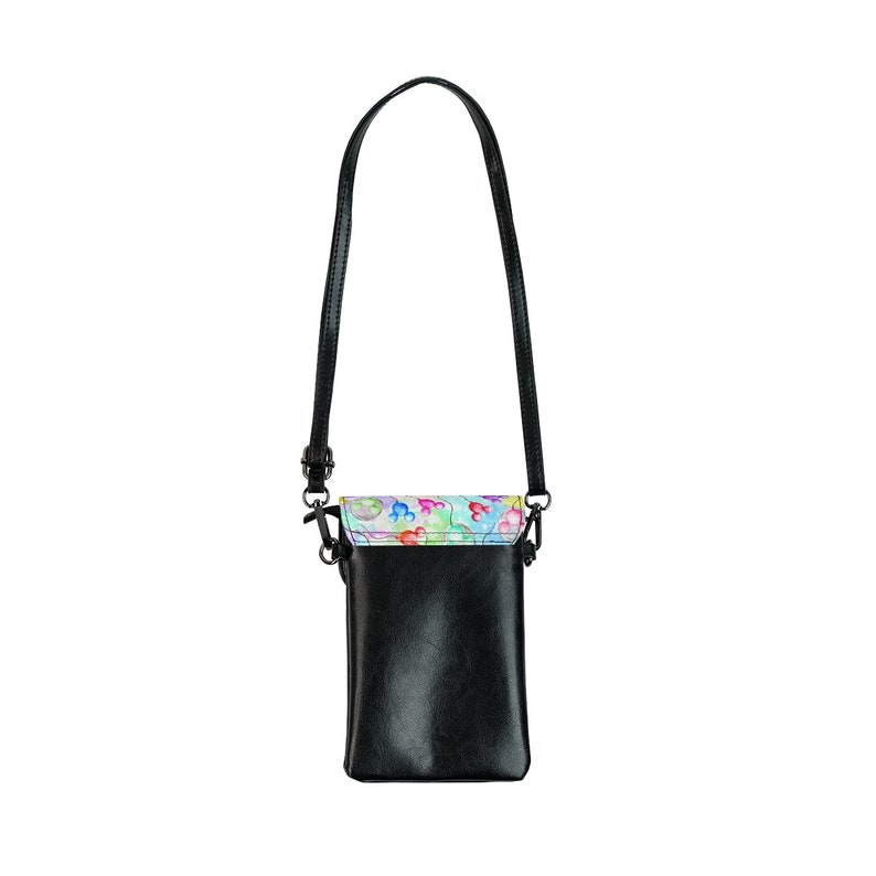 Disney Mickey Balloons Crossbody Phone Wallet Purse, Disney Crossbody, Disney Purse, Mickey Mouse Balloons Purse, Theme Park Bag afbeelding 4