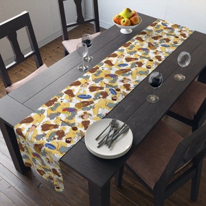 Disney Ratatouille Cotton Table Runner, Disney Table Runner, Remy Décor, Disney Décor, Ratatouille Tablecloth, Disney Remy Gift