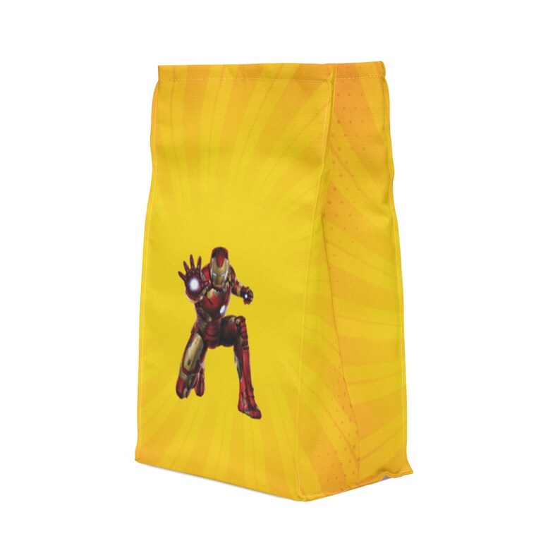 Bolsa de almuerzo de Marvel Iron-Man, paquete de almuerzo de Marvel, bolsa de almuerzo escolar, bolsa de almuerzo térmica, Marvel Avengers Iron-Man, regalo de Iron Man imagen 6