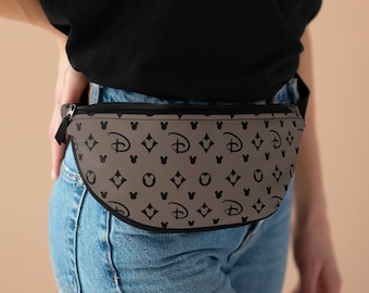 Disney D Print Fanny Pack, Disney Fanny Pack, Disney Bag, Disney Vacation, Disneyland Fanny Pack, Designer Fanny Pack, Disney Designer Bag