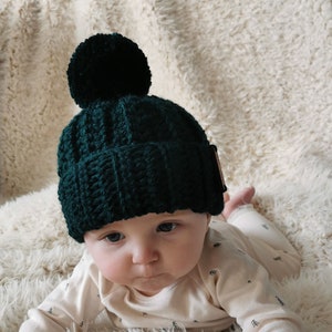 Big bobble hats for babies clearance