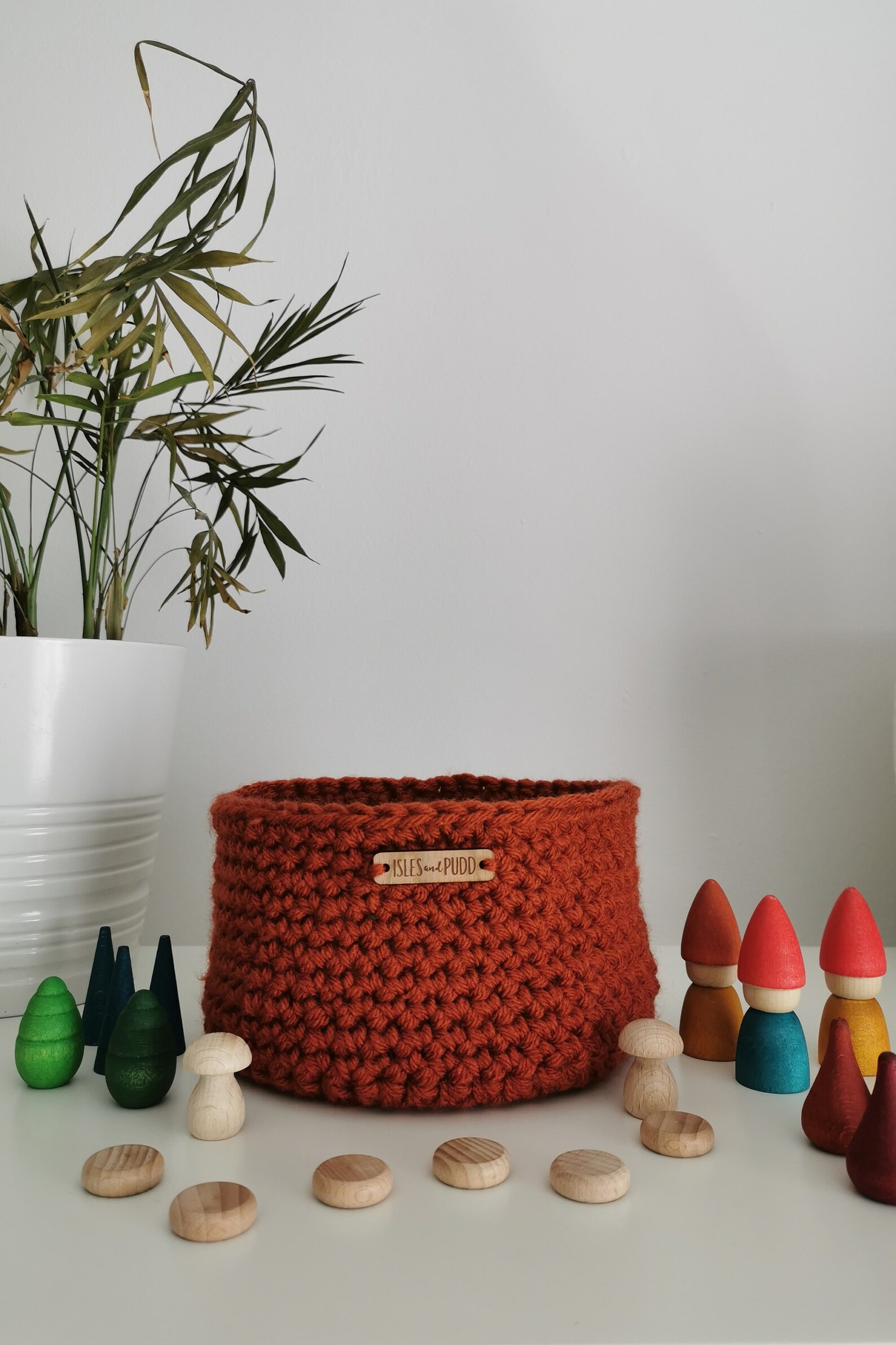 Storage Basket Montessori Basket Montessori Play Handmade Etsy UK