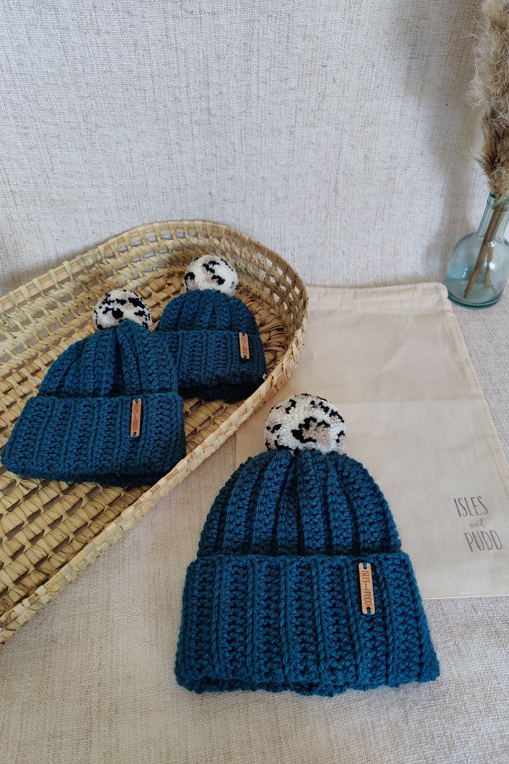 Leopard Print Pom Pom Bobble Hat in the UK Baby Bobble Hat Etsy