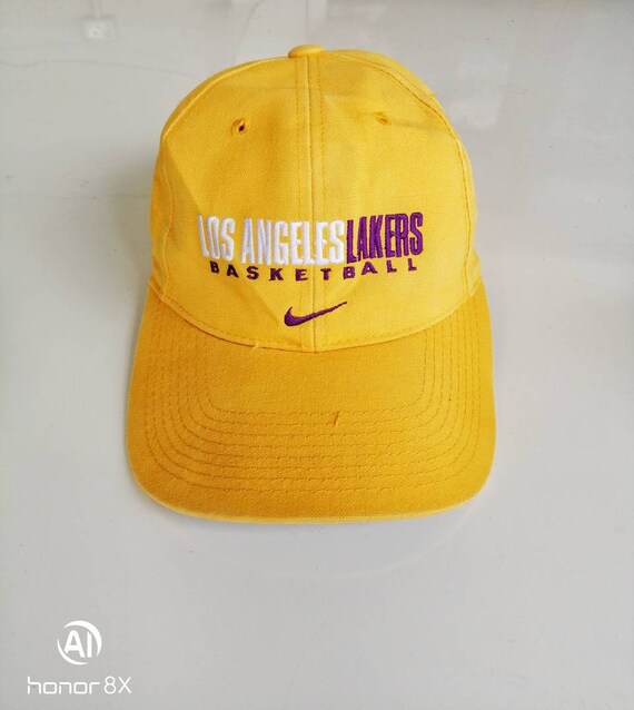 lakers cap nike