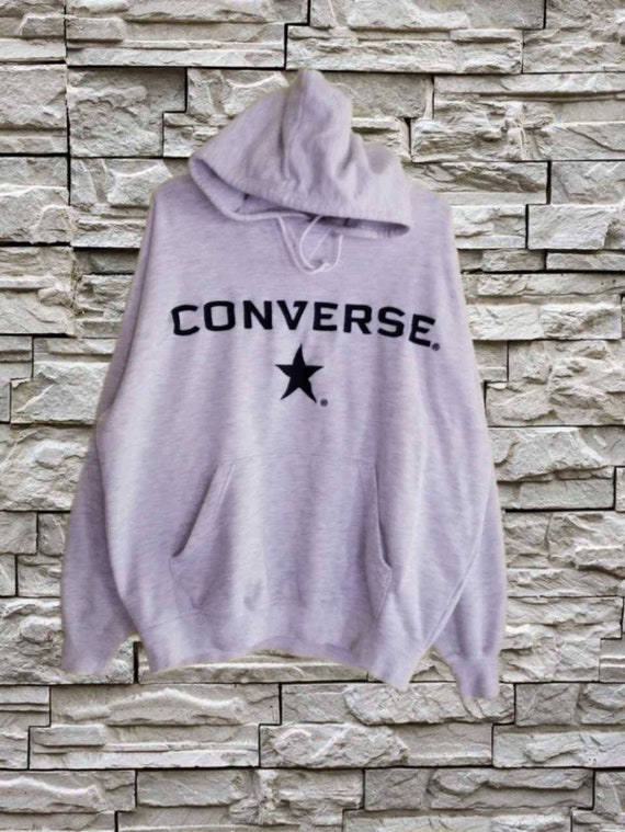 purple converse hoodie