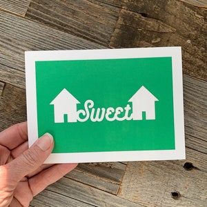 Home Sweet Home Card, New House Card, Housewarming Card, New Home Card, Congratulations on your new home, Moving Card