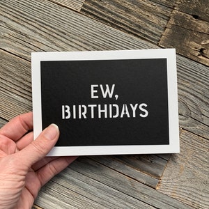 Ew, Birthdays Card, Ew Birthdays, Ew David, Schitt's Creek Birthday Card, Schitt's Creek, Schitt's Creek Inspired Birthday Card