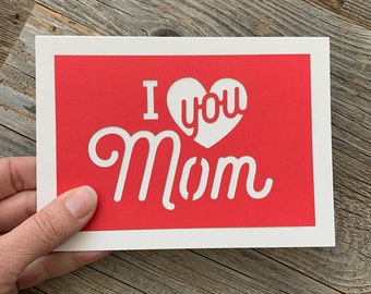 Love You Mom \u2022 single card