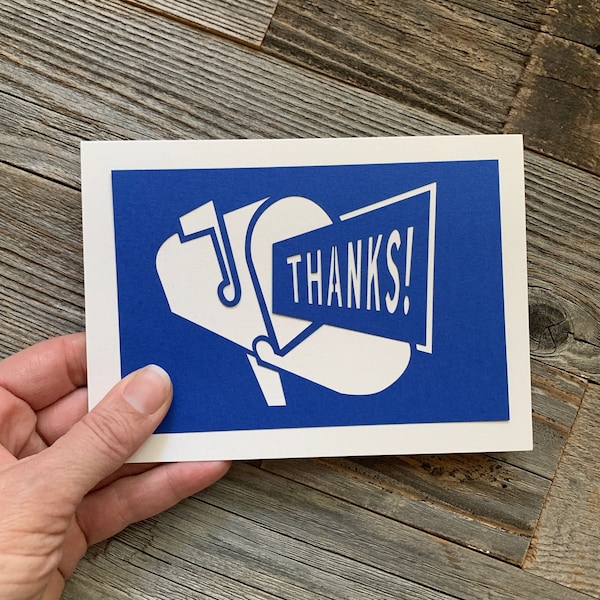 Mail Carrier Thank You Card, Thanks for Mailman, Postal Worker Thank You Card, Mail Thanks Card, Thank You Card