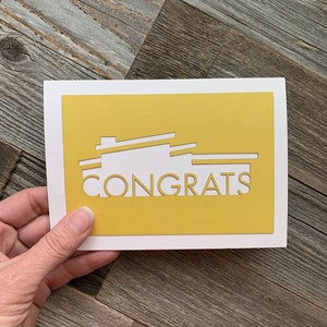 Congratulations On Your New Home Card, New Home Card, Housewarming Card, New House Card, Modern New Home Card, Simple New Home Card