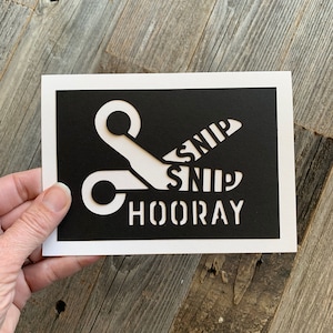 Vasectomy Card, Snip Snip Hooray, Congratulations on Your Vasectomy, Snip Snip Hooray Card, Vasectomy Congratulations, Vasectomy Party