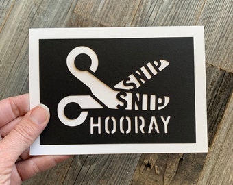 Vasectomy Card, Snip Snip Hooray, Congratulations on Your Vasectomy, Snip Snip Hooray Card, Vasectomy Congratulations, Vasectomy Party