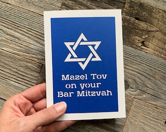 Mazel Tov on Your Bar Mitzvah, Bar Mitzvah Card