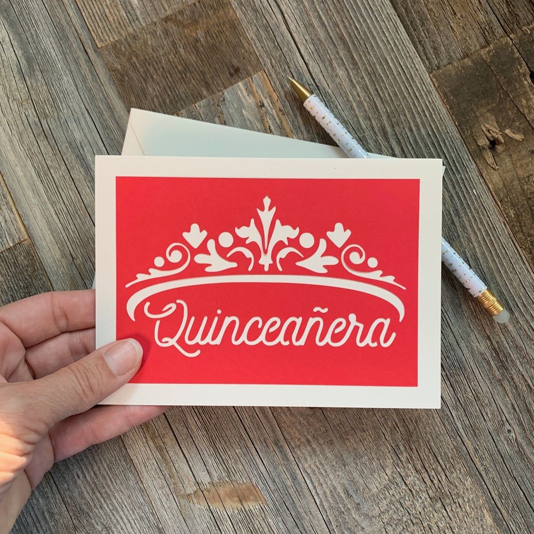 Quinceañera Card, 15th Birthday Card, Quinceanera Card, Fifteenth