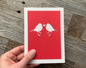 Love Card, Wedding Shower Card, Love Birds, Love Birds Card, Valentine Day Card, Engagement Card, Congratulations on Your Wedding Card