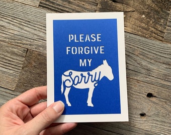 Forgive Me Card, Sorry Card, Sorry I Fucked Up Card, Forgive my sorry ass, I Messed Up Card, Apology Card, Apologies Card, Sorry Card