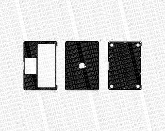 sony playstation 4 ps4 gen 4 dualshock skin template for etsy
