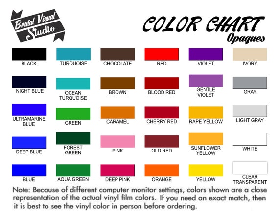 Citroen Paint Colour Chart