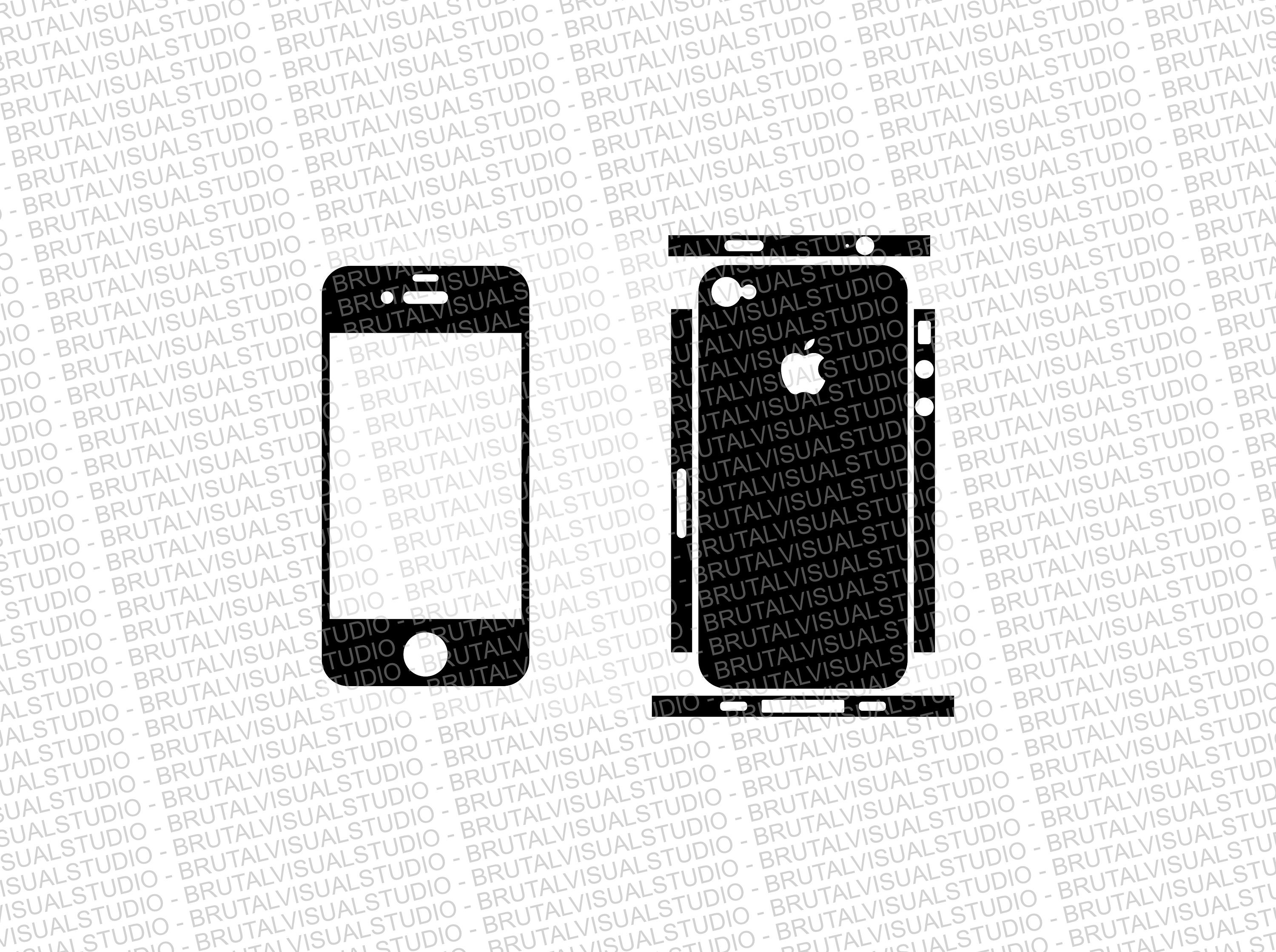 Download Iphone 4S - Skin Cut Template - Templates for cutting or ...