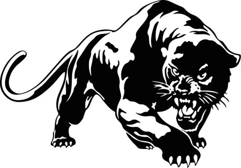 Black Panther JDM Die Cut Vinyl Sticker EPIC Decal For Cars | Etsy