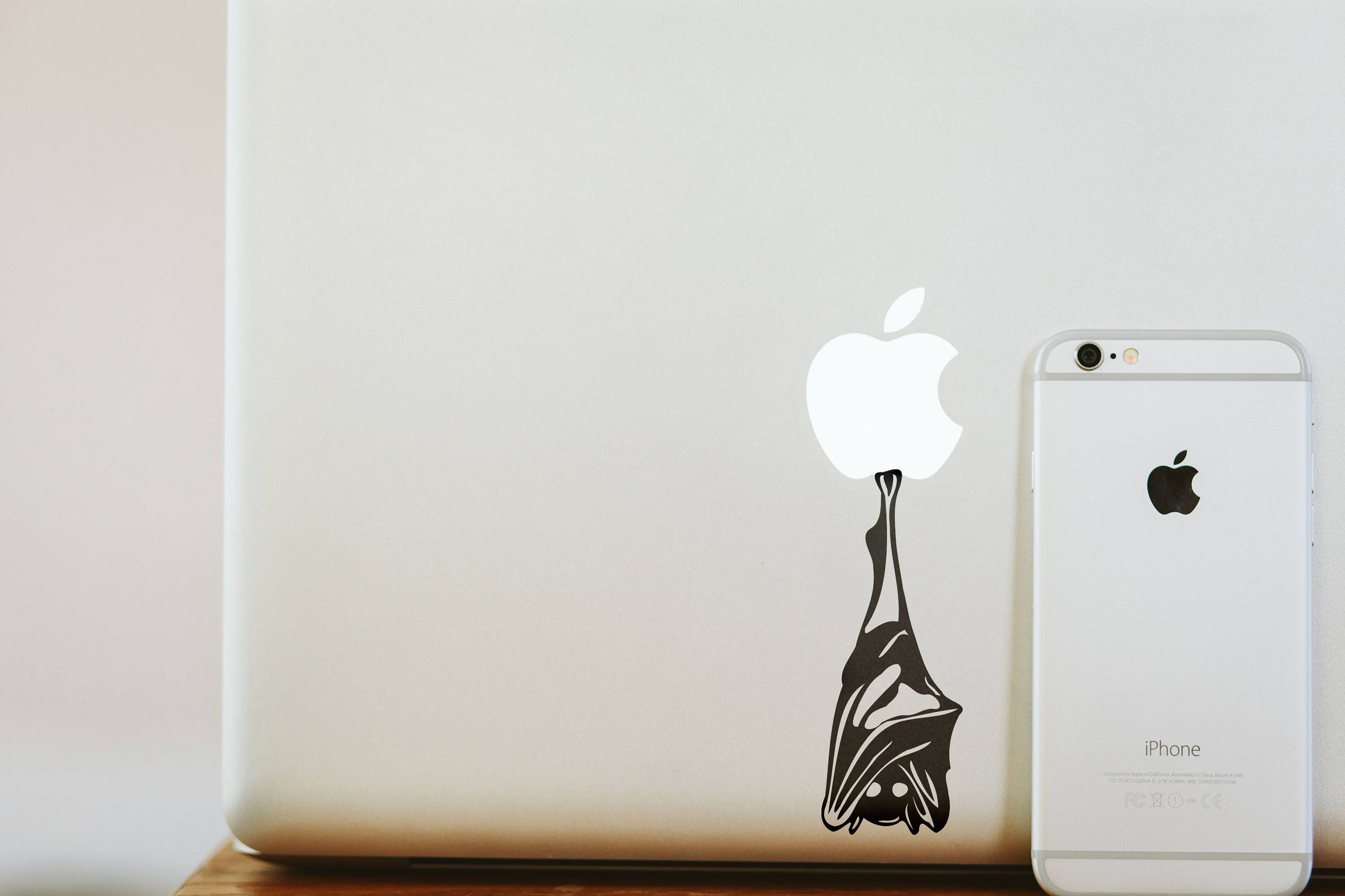 upside down enigmatic bat decal sticker chiroptera night flying fox