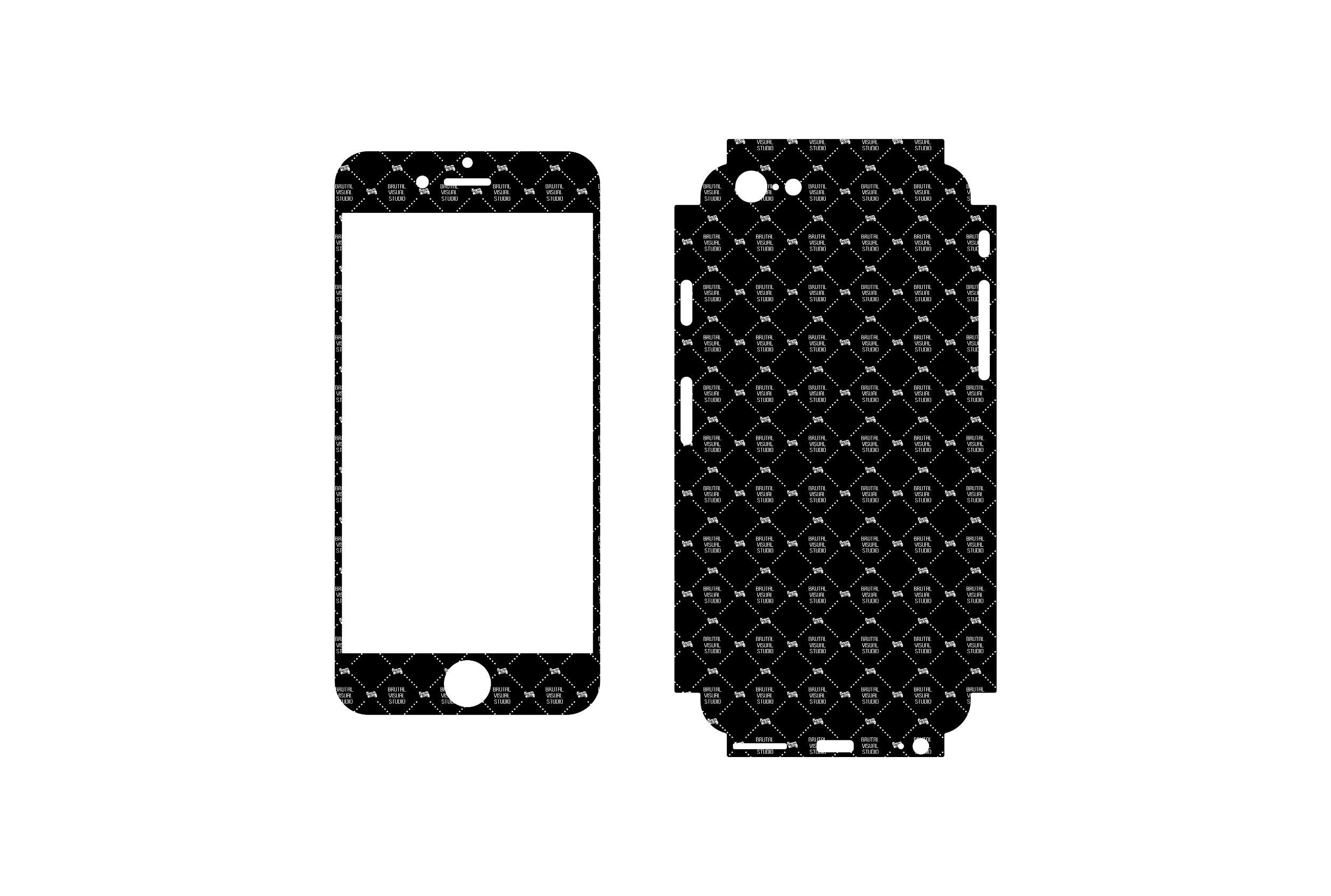 Iphone 6 Skin Cut Template Ver.3 Templates for cutting or machining